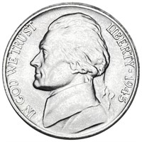 1945-P Jefferson War Nickel UNCIRCULATED