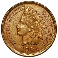 1901 Indian Head Penny UNCIRCULATED