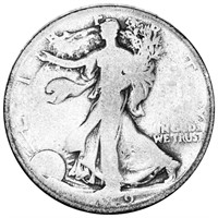 1919-S Walking Half Dollar NICELY CIRCULATED