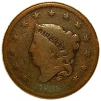 1835 Coronet Head Large Cent NICELY CIRCULATED