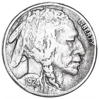 1924-S Buffalo Head Nickel NICELY CIRCULATED