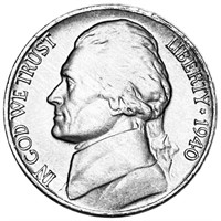 1940 Jefferson Nickel UNCIRCULATED