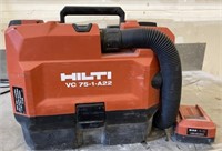 Hilti VC 75-1-A22 3.5 Gal Cordless Vacuum