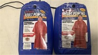 (2) Reversible Adult Rain Ponchos