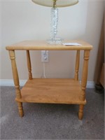 Side Table with Table lamp
