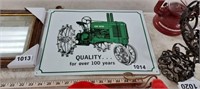 JOHN DEERE METAL SIGN