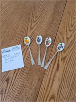 Vintage Spoon Collection Set of 4 Avon Spoons