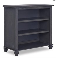 Evolur Madison Mini Hutch/Bookcase, Weathered Gray