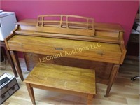 Baldwin piano with bench great condition