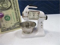 Mini 2" TIMEX Metal Kitchen Mixer Clock