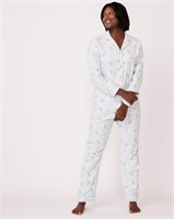 LA VIE EN ROSE Flannel PJ Set- S