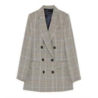 ZARA CHECKED BLAZER- XL