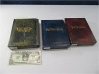 (3pc) Set LORD OF RINGS DvD Movie Series Sets