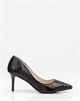 LE CHATEAU SEQUIN POINTY TOE PUMP- 6