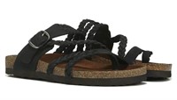 Women's Hayleigh Leather Footbed Sandal- 7M