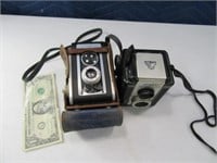 (2) Vintage Cameras Argus~Kodak