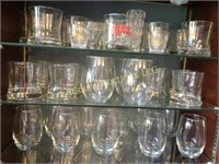 barware glasses tubs nice selection