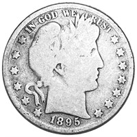 1895 Barber Half Dollar NICELY CIRCULATED