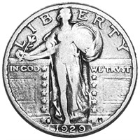 1929-S Standing Liberty Quarter NICELY CIRCULATED