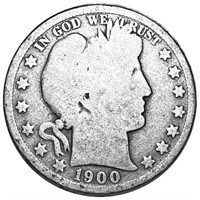 1900-O Barber Half Dollar NICELY CIRCULATED