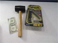 (2) Hand Tools Rubber Mallet & Pocket Saw