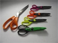 (5) FISKARS Pinking Scissors & Special Cut