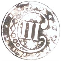 1852 Three Cent Piece CLOSELY UNC