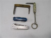 (4) Vintage Pocket Knives advertising etc