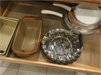 Pampered Chef cookware and stone bread pans
