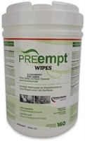 PREempt Wipes - one-step Surface cleaner 160 Count