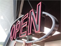 LIGHTED OPEN SIGN