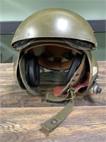 Vietnam era US military helicopters helmet, both v