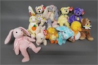 Lot of 12 Easter Beanie Babies