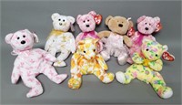 Lot of 6 Assorted Beanie Babies
