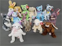 Lot of 14 Easter Beanie Babies