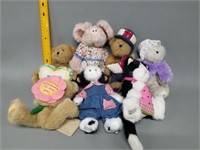 Lot of 7 Assorted Boyds Bears