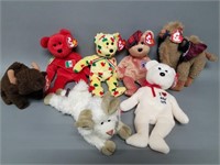 Lot of 7 Assorted Beanie Babies