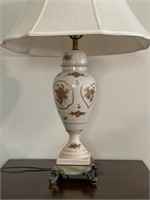 Lovely hand painted china lamp - Beautiful