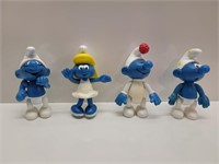 Vintage Mcdonalds 4" Plastic Smurfs