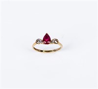 Jewelry 10kt Yellow Gold Ruby Ring