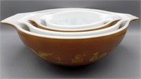 Pyrex Early American Cinderella Mixing Bowls