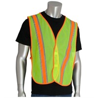 132-1055  Non-ANSI Two-Tone Mesh Safety Vest