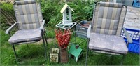 Folding Chairs, Plant Stand & More