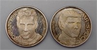 Star Trek 25th Anniversary .999 Fine Silver Coins
