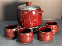 Westbend Bean Pot w/warmer & serving pots