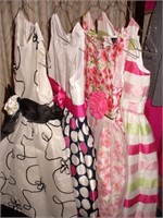 Four Size 6 Girls Party Dresses