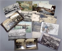WWI Photo Postcards & Stereoviews Ships Submarines