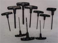 10pc Vaco T Handle Allen Wrenches