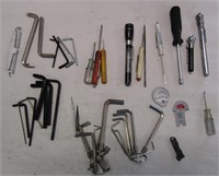 Lot of Allen Wrenches & Small Tools