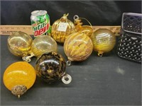 Blown glass ornaments